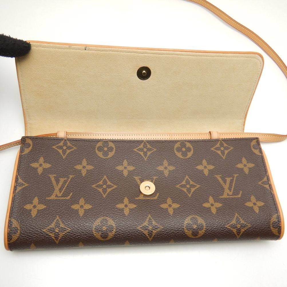LOUIS VUITTON ルイヴィトン モノグラム ポシェットツインGM M51852