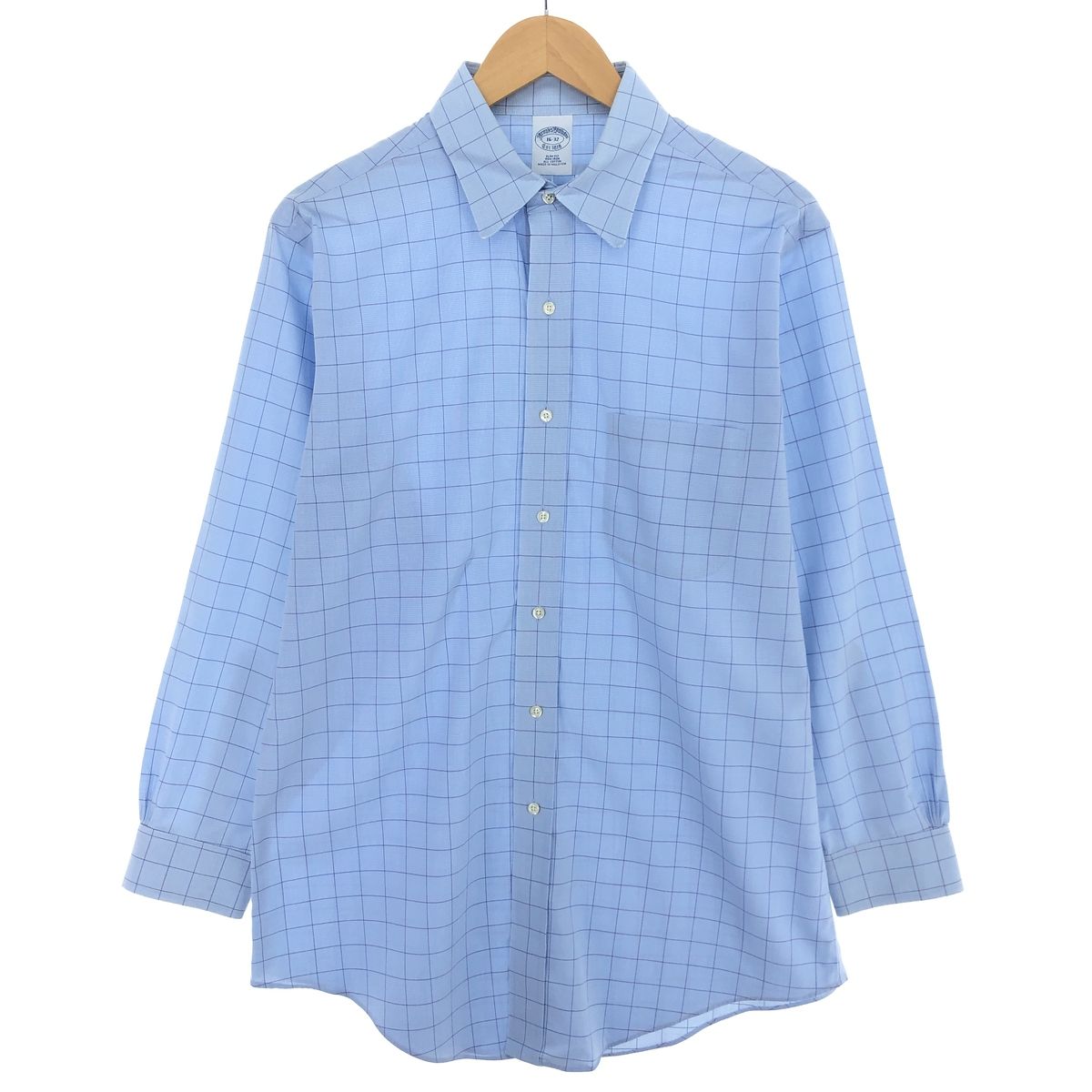 古着 ブルックスブラザーズ Brooks Brothers 長袖 コットンチェックシャツ メンズL相当/eaa493459