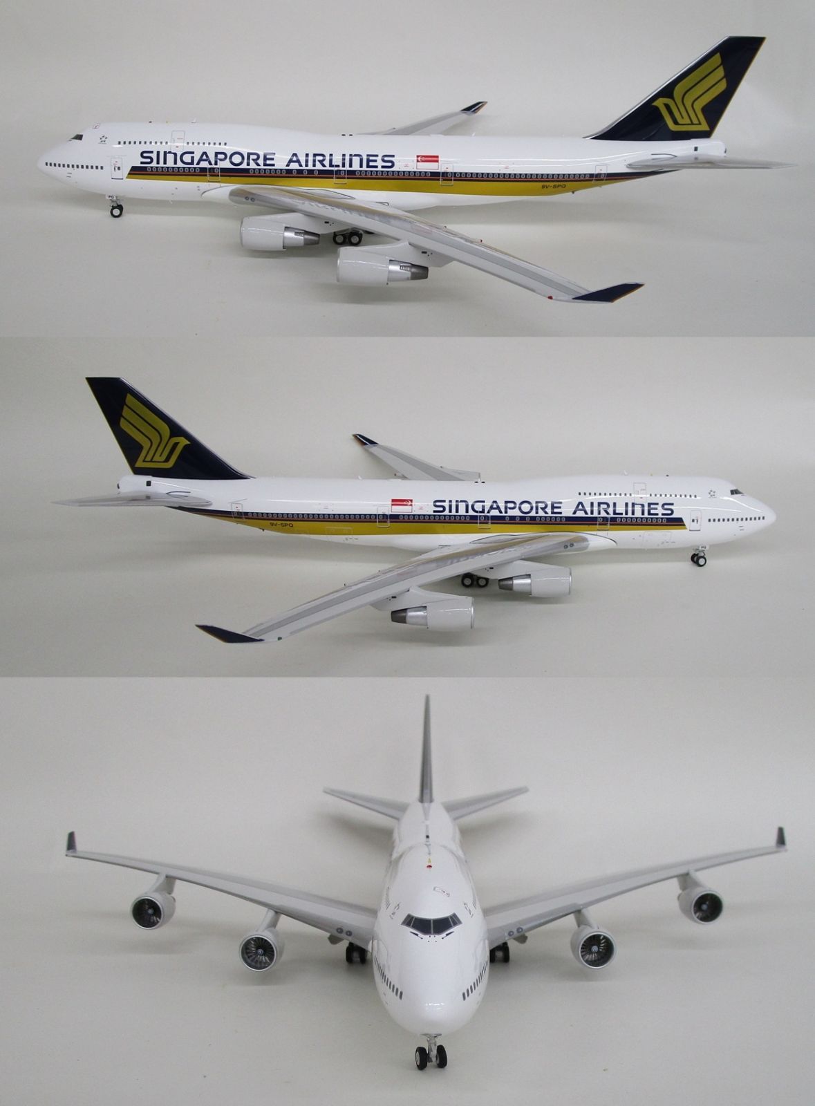 WB MODELS 1/200 B747-400 シンガポール航空 9V-SPQ [WB-747-4
