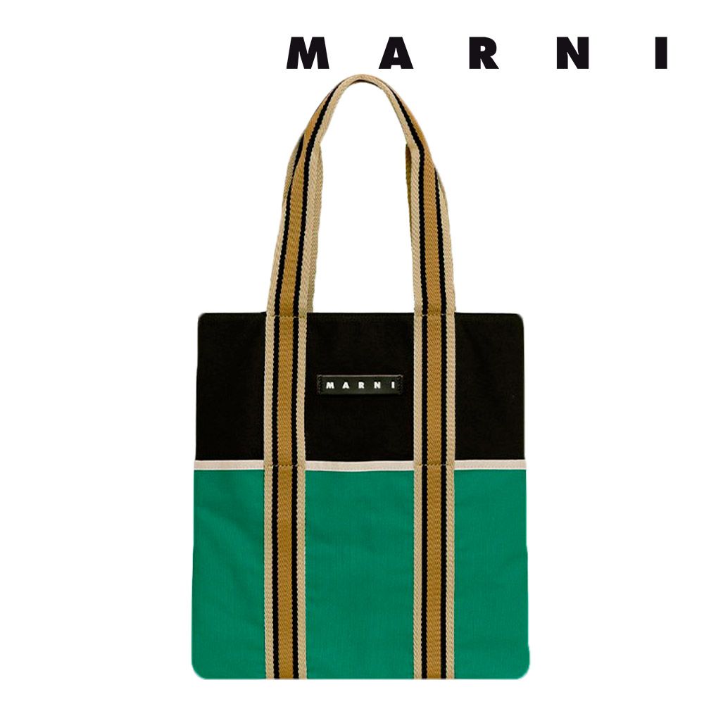 MARNI マルニ カラーブロッキングキャンバスバッグ トート 6色 MARNI マルニ カラーブロッキングキャンバスバッグ トート 6色