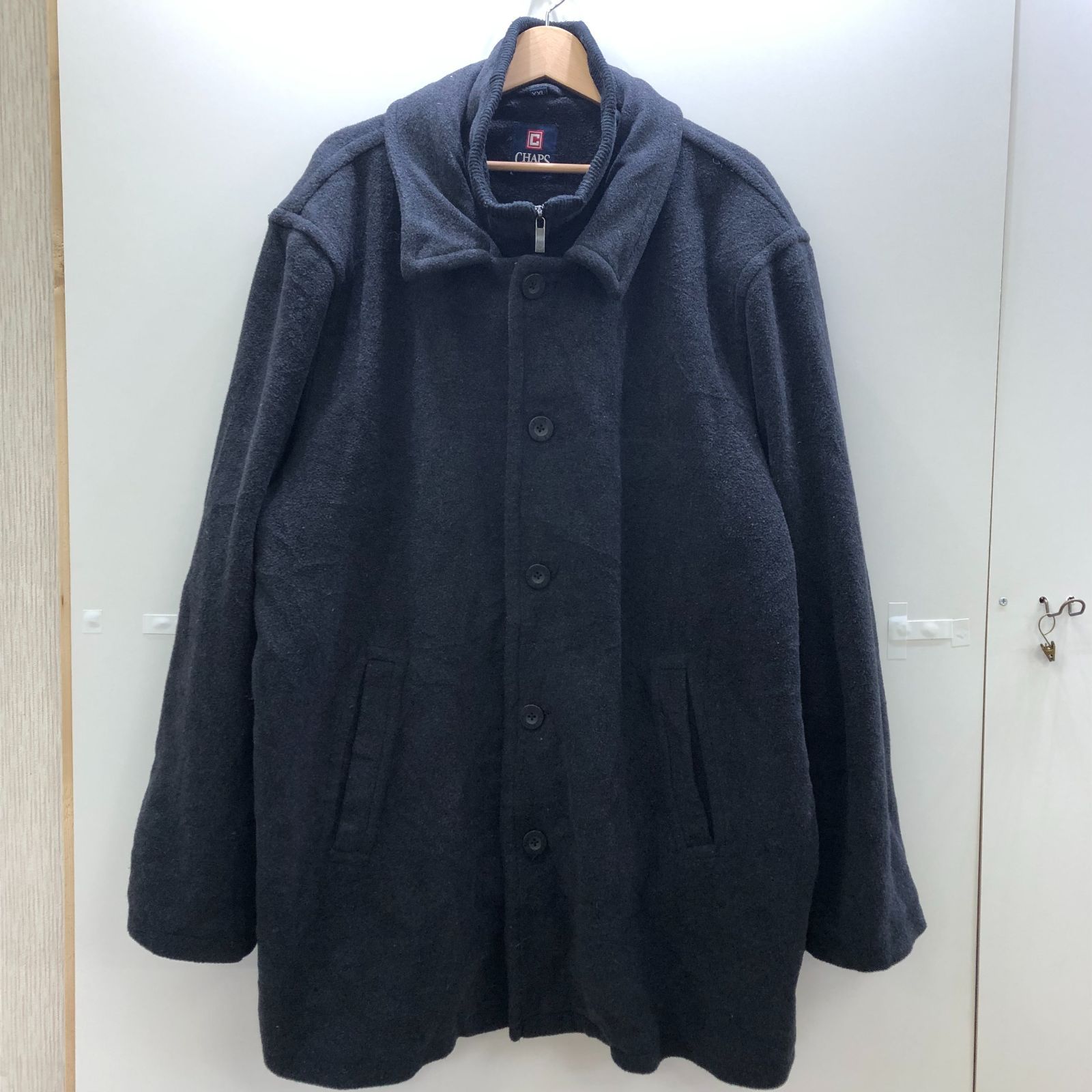 CHAPS EST.1978 チャップス ラルフローレン レイヤード風 ハーフコート 