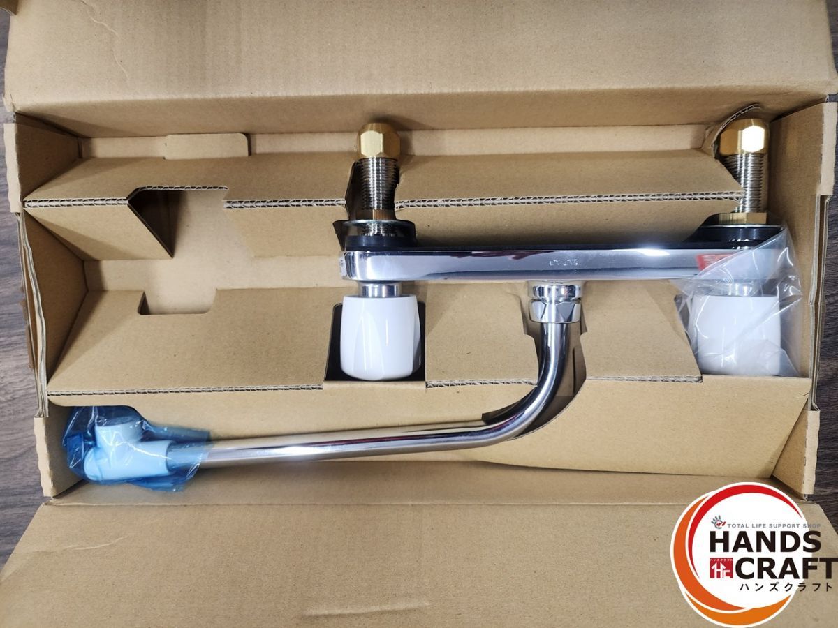 未開封 TOTO TKS05305J 台付シングル混合水栓 エコシングル ハンドシャワー 　残2