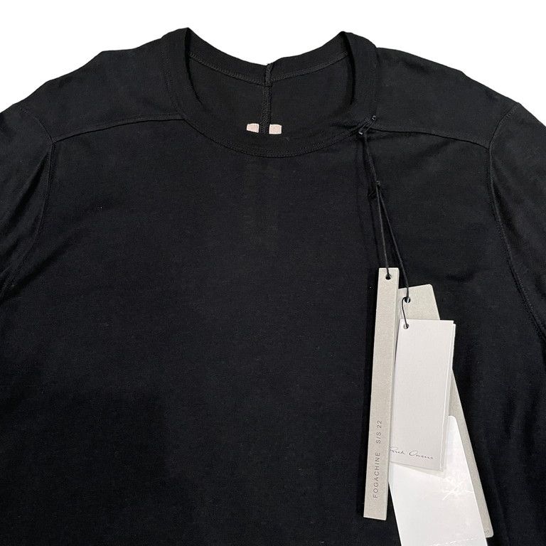 Rick Owens 22SS LEVEL LS T コットンヘンプ天竺リブカットソー 長袖 ...