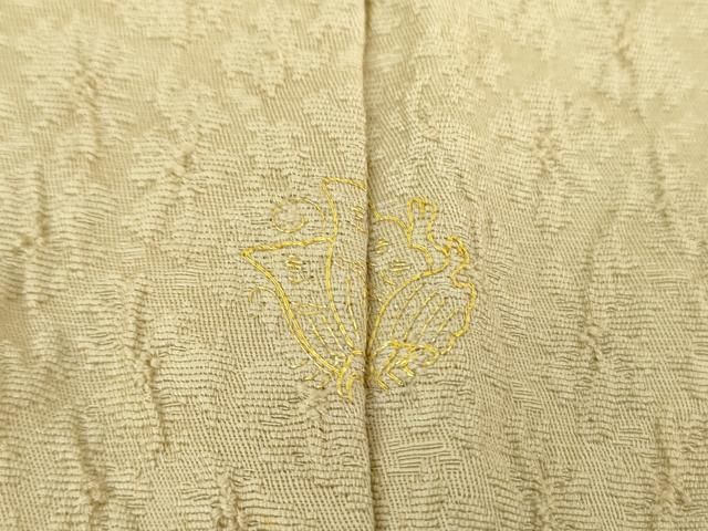 平和屋着物○上質な色無地 霞地紋 砥粉色 正絹 逸品 未使用 DAAS3891ps