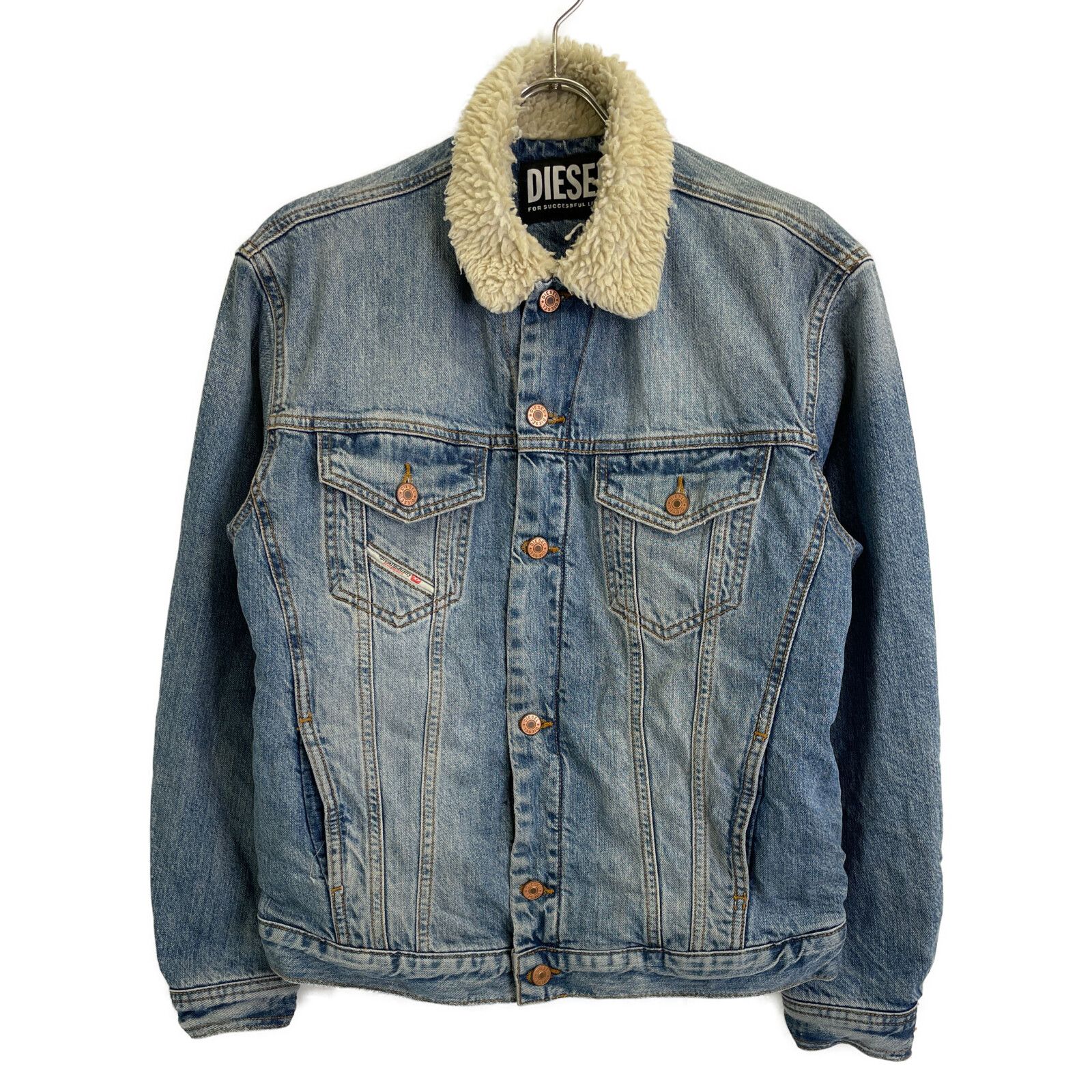 DIESEL 裏ボア デニムジャケット DIESEL - 【即発送】新品 DIESEL 裏ボア デニムトラッカー