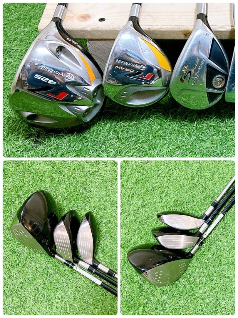 2.テーラーメイド　ルコック　初心者オススメ　ゴルクラブ　メンズセット　13本 2.テーラーメイド ルコック 初心者オススメ ゴルクラブ メンズセット