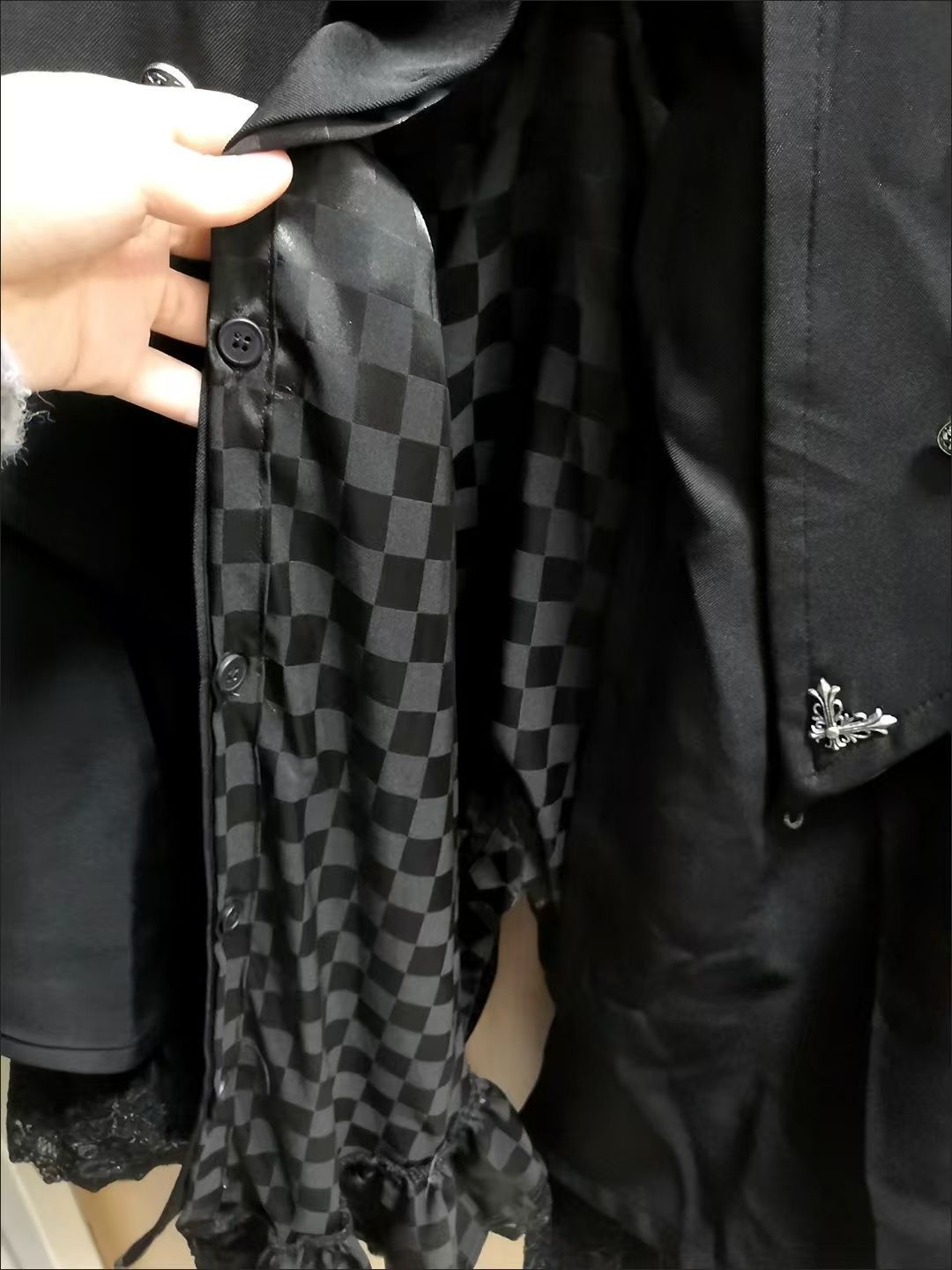 短款風衣素材＆姫袖シャツ 多色展開