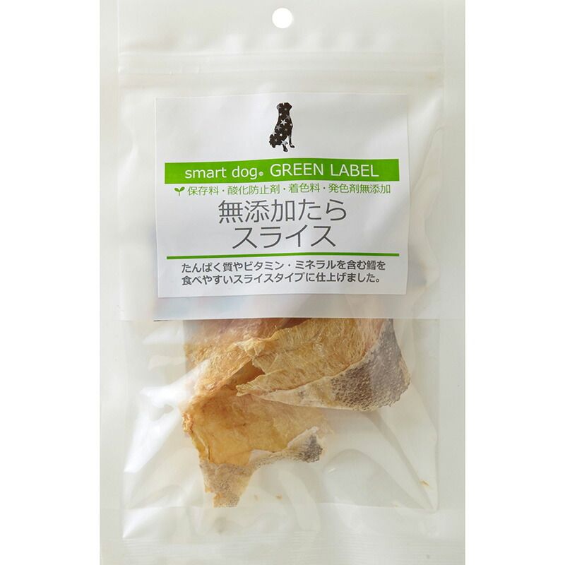 （まとめ買い）アニマライフペットケア スマートドッグ グリーンラベル 無添加たら スライス 20g 犬用おやつ 【×16セット】