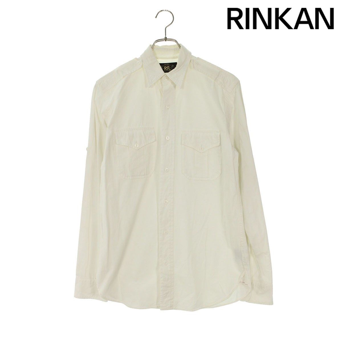 ダブルアールエル エポレット付きダブルポケット長袖シャツ メンズ XS  