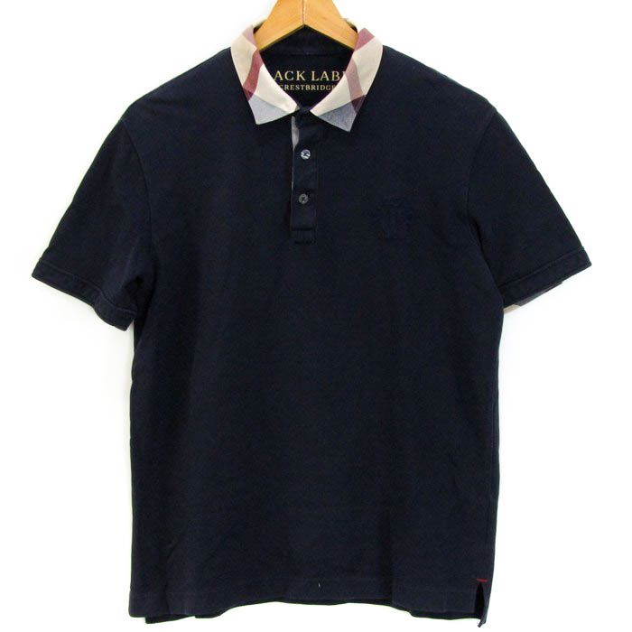Bueberryバーバリーブラックレーベル ポロシャツ　サイズ3　M/L相当 BURBERRY BLACK LABEL - バーバリーブラックレーベル