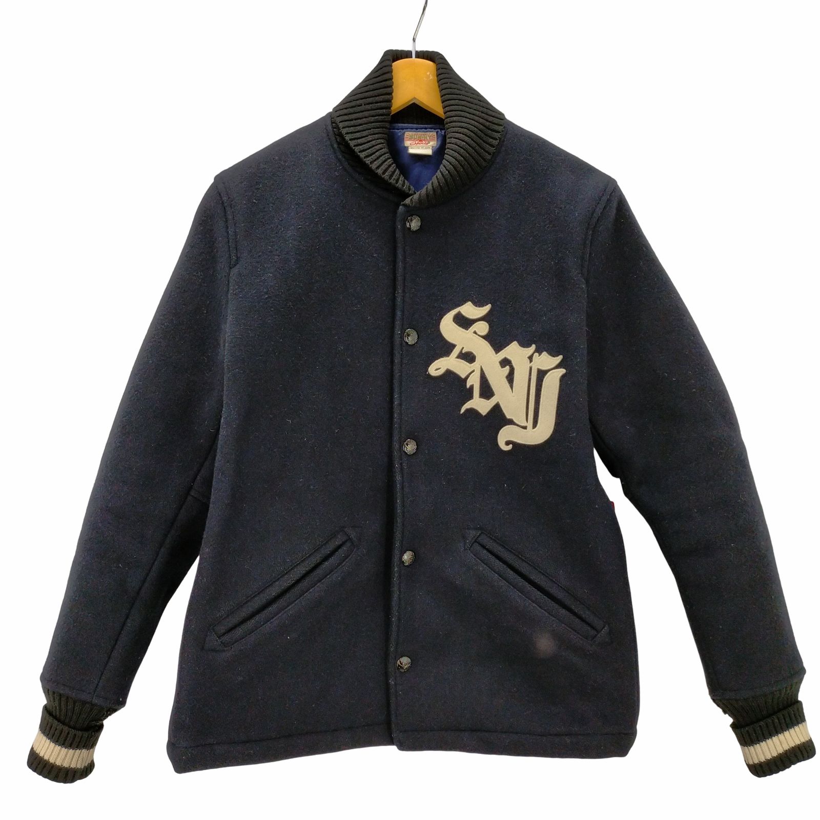 SUNNY Sports スタジャン サイズS SUNNY SPORTS サニースポーツスカジャン/スタジャン ネイビー