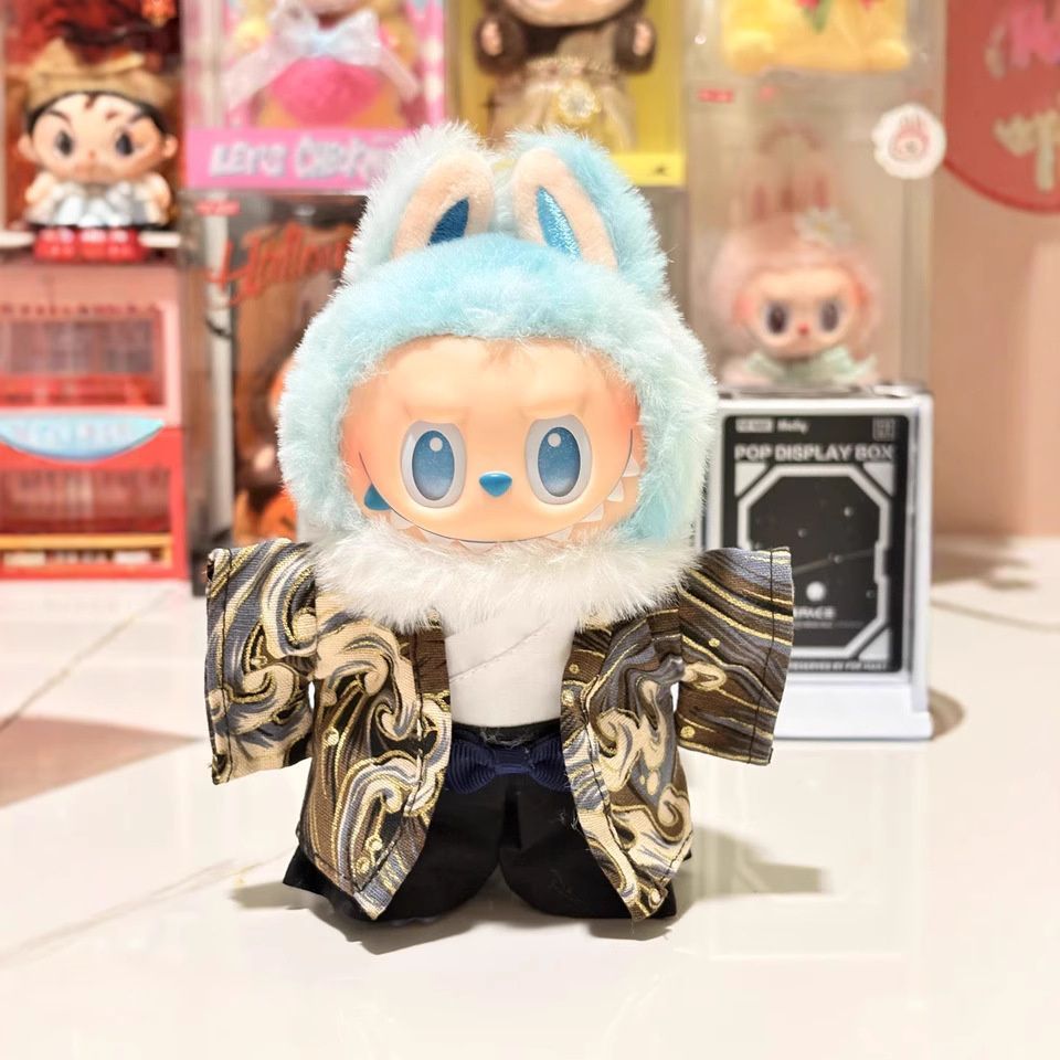 15/17 センチ Labubu ぬいぐるみ着せ替え服❤5点SET ラブブ Labubu ぬいぐるみ 17cm着せ替え服 ぬい服 5点セット
