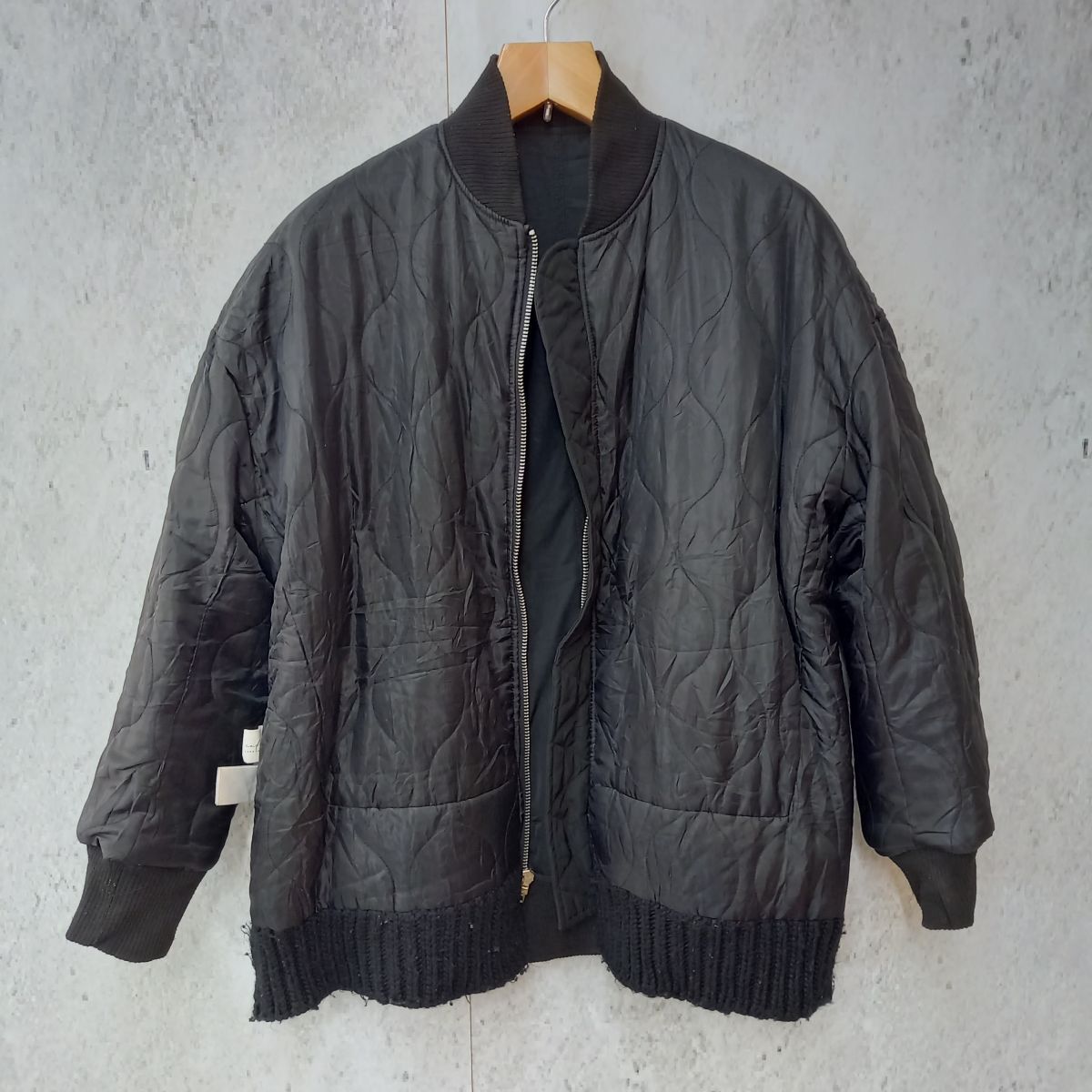 アンティカ【tree cafe】BIG MA-1ミリタリージャケット antiqua tree cafe アンティカ ツリーカフェ MA-1 ミリタリー