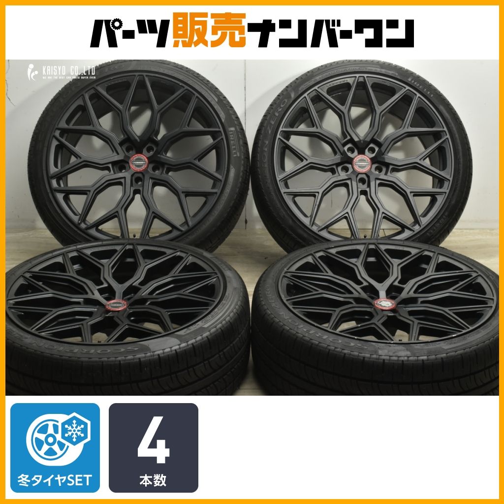 大口径 VOSSEN HF-2 24in 10J 15 PCD130 スコーピオンゼロ 285|35R24 ヴォッセ メルセデスベンツ Gクラス AMG W463 空気圧センサー