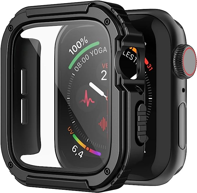 Apple Watch カバー 42mm 保護ケース アップルウォッチ ブラック