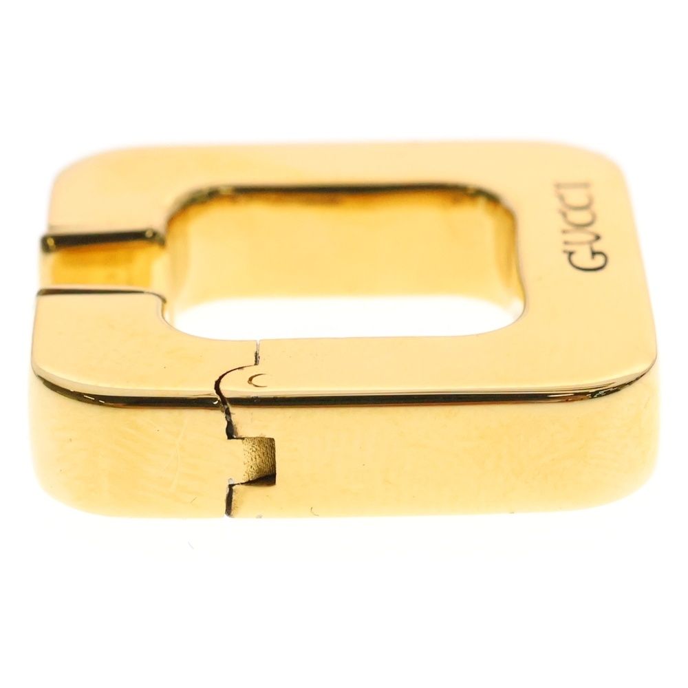 GUCCI (グッチ) スクエア イヤーカフ ゴールド GP アクセサリー