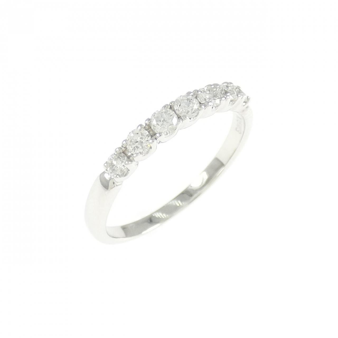 K18WG ダイヤモンド ピンキー リング 0.20CT 