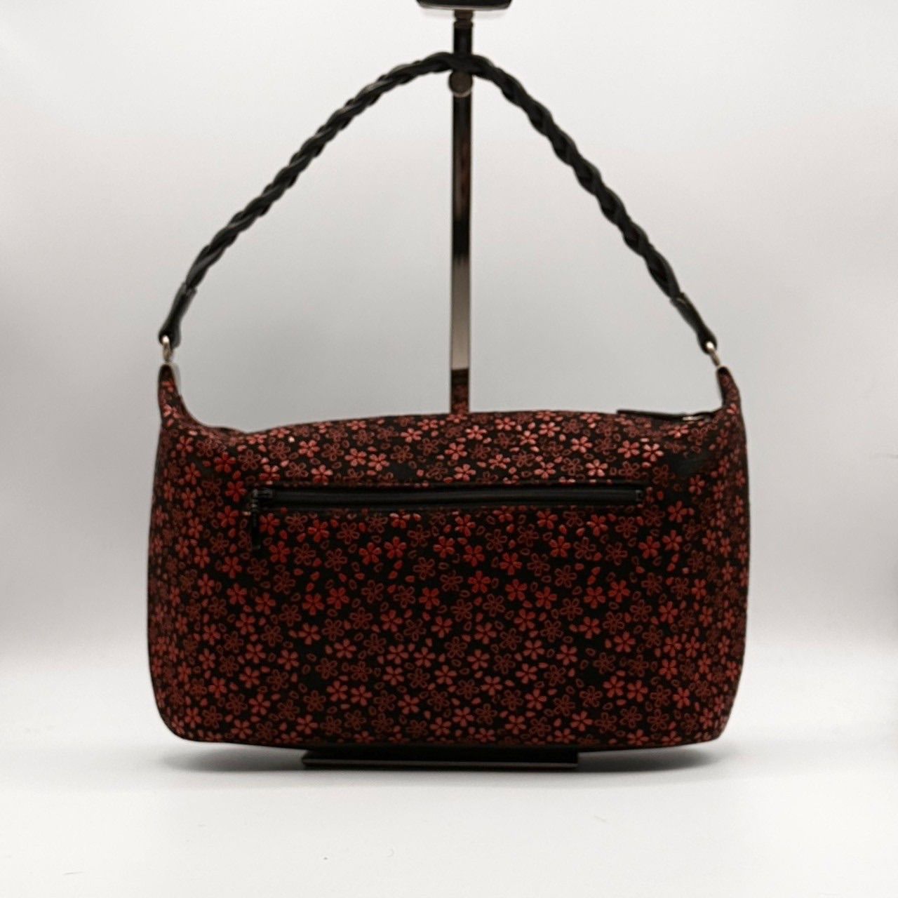 印傳屋 INDENYA 花唐草 鹿革 本漆 ショルダーバッグ 黒紫 入手