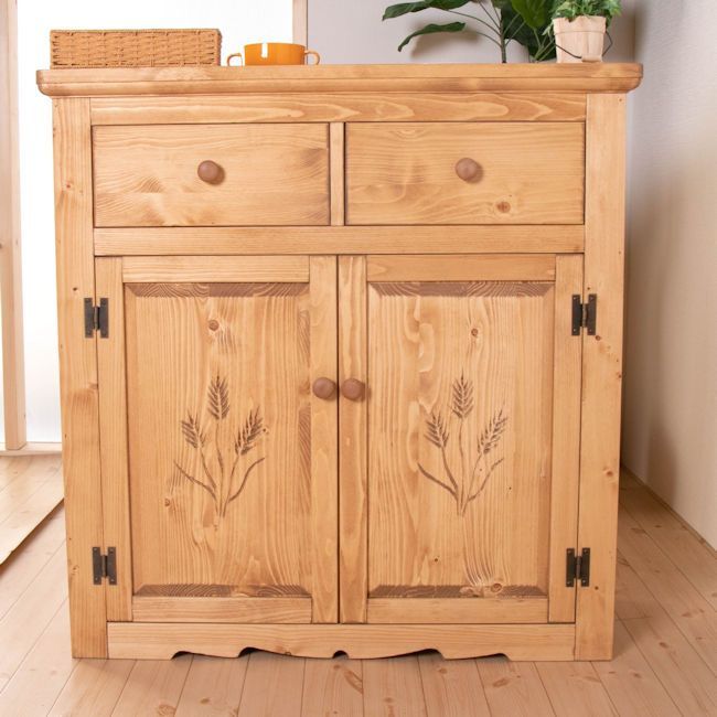 カントリー調パイン無垢材バーカウンター幅90cm キッチンカウンター（775） カントリー調パイン無垢材バーカウンター幅90cm キッチンカウンター（775）