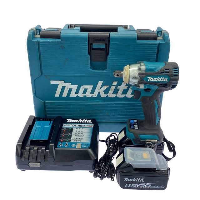 品 makita マキタ 18V 充電式インパクトレンチ TW300DRGX 青 ブルー バッテリー2個 18V 6.0Ah 充電器＋ケース HRDEVELOPMENT_JP