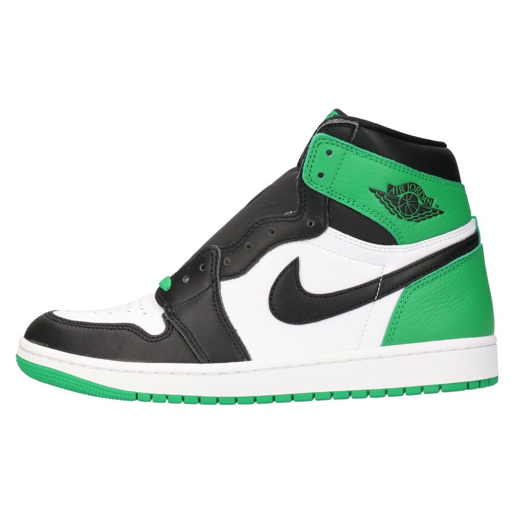 NIKE (ナイキ) AIR JORDAN 1 RETRO HIGH OG Black and Lucky Green エアジョーダン 1 レトロ  ハイ ラッキーグリーン ハイカットスニーカーシューズ US9.5 DZ5485-031 - メルカリ