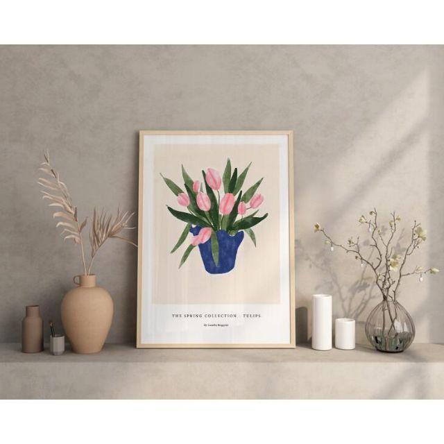 Camilla Bergqvist | Tulips | A3 アートポスター 北欧 デンマーク