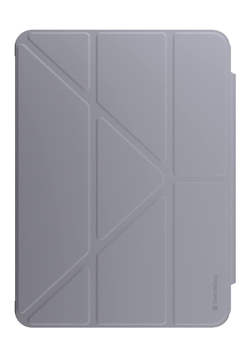 Color:アラスカンブルー 【SwitchEasy】 iPad Air 13 対応 ケース 手帳型 レザー 背面 クリア 5WAY スタンド 保護 カバー ペン収納 オートスリープ 対応 [ iPadPro12.9 アイパッド プロ 対応 ] Origami