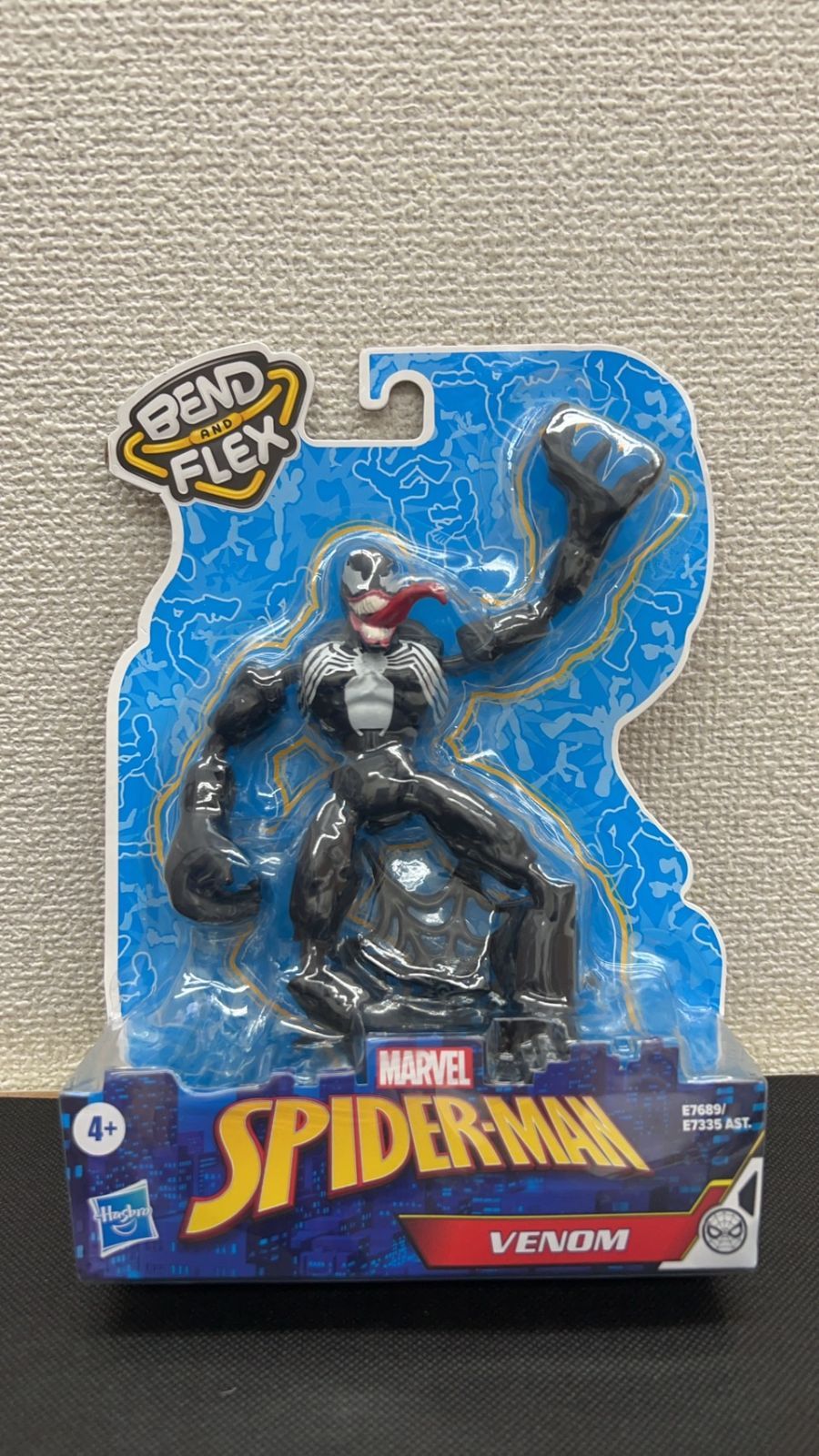 MARVEL マーベル スパイダーマン ベンドアンドフレックスシリーズ 6インチフィギュア ヴェノム VENOM E7689 正規品 ウェブアクセサリ付き