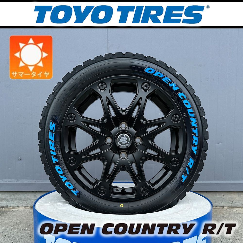 売れ筋商品 エブリイ エブリイワゴン タイヤホイール 4本セット トーヨー オープンカントリーRT 165|60R15 15インチ MUD-X ホワイトレター ターボ