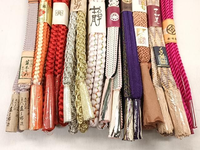 平和屋着物○和装小物 上質な帯締め10本セット 逸品 未使用