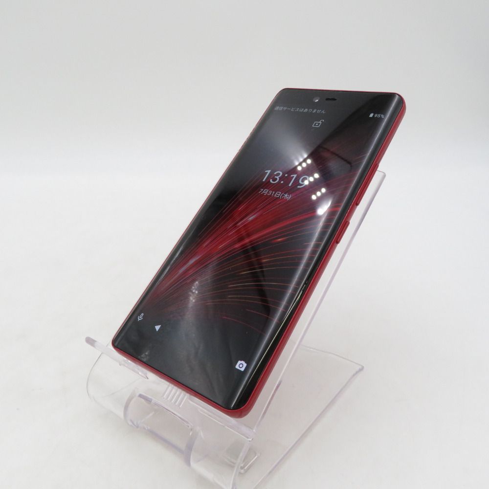 Androidスマホ 楽天モバイル Rakuten Hand 5G レッド P780【中古