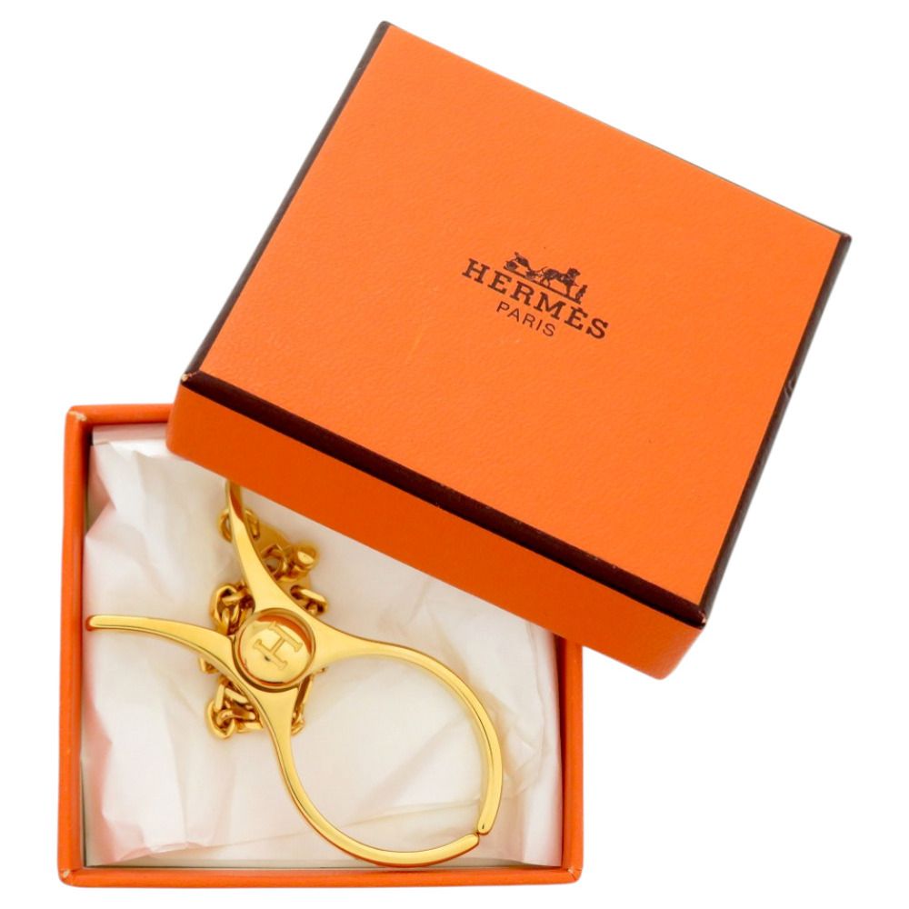 エルメス グローブホルダー フィルー メタル ドレ ゴールド 0104 HERMES