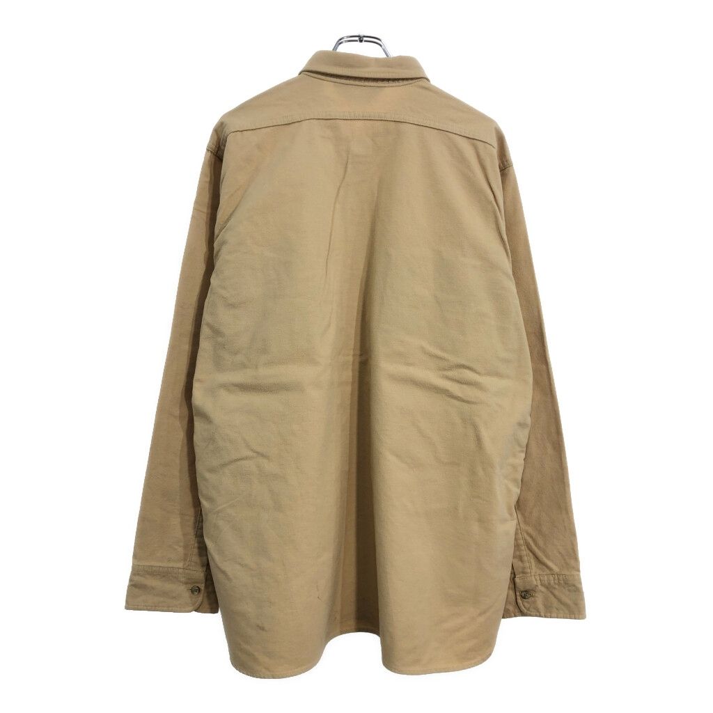ウールシャツ　メンズ　古着 WOOLRICH ウールリッチ 総柄 オールプリント アニマル 鹿 シカ