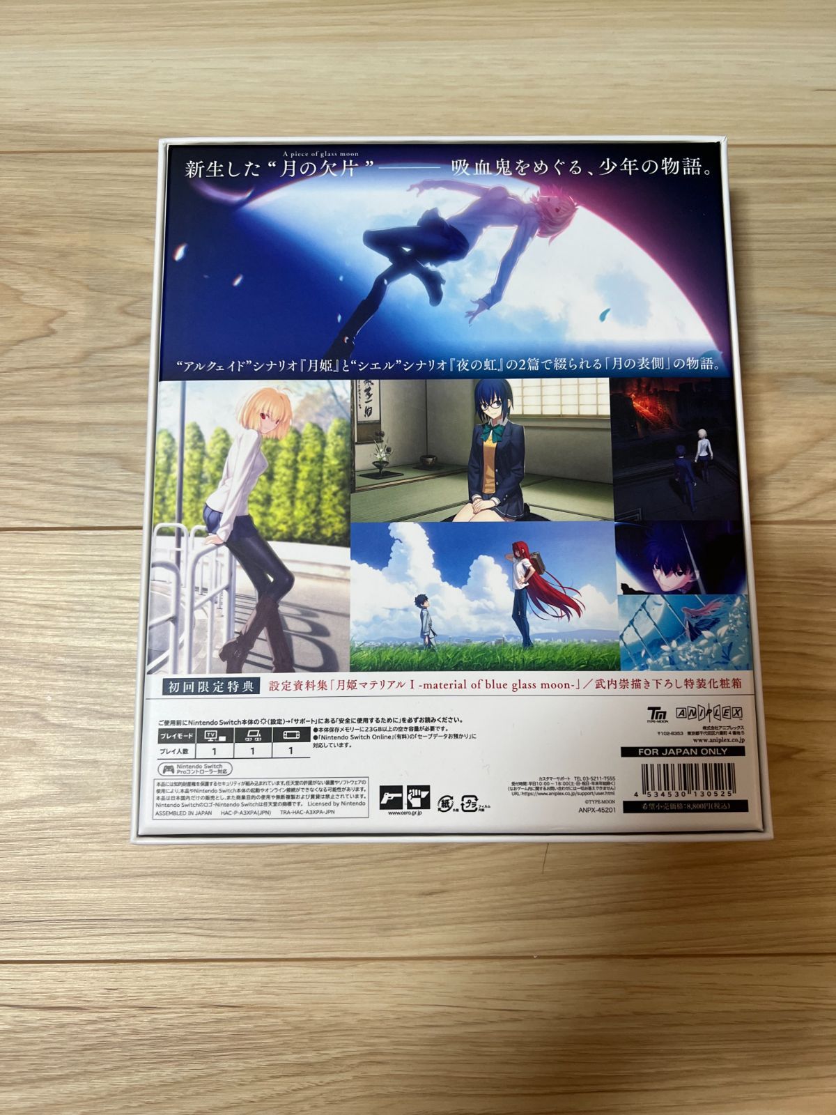 1円〜 Nintendo Switch 月姫 A piece of blue glass moon 初回限定版