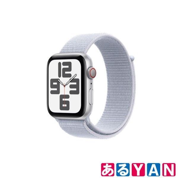Apple Watch SE GPS Cellularモデル MXGR3J|A 44mmシルバーアルミニウムケースとブルークラウドスポーツループ 4549995515718