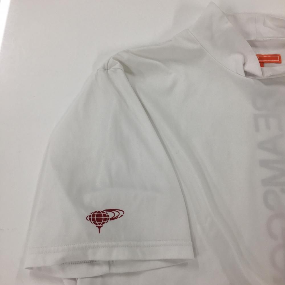 新品未使用　ビームス　ゴルフ　半袖　ハイネック　シャツ　メンズ　Lサイズ ビームスゴルフ・メンズ ハイネック（モックネック）シャツ 白