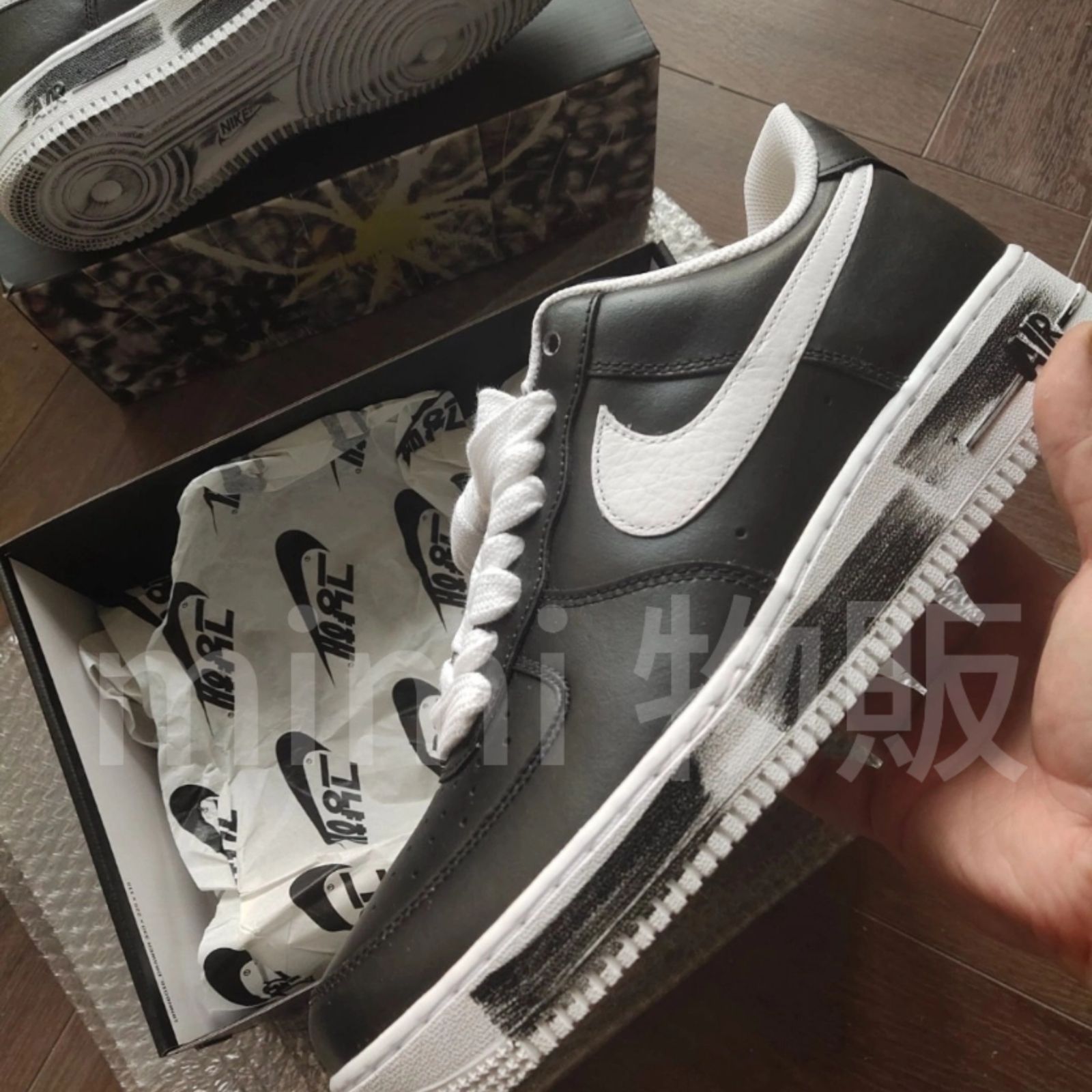 Nike Air Force 1 Low "Para-noise/White/Black" / G-DRAGON ピースマイナスワン × ナイキ エアフォース1 ロー "パラノイズ/ホワイト/ブラック" / ジードラゴン