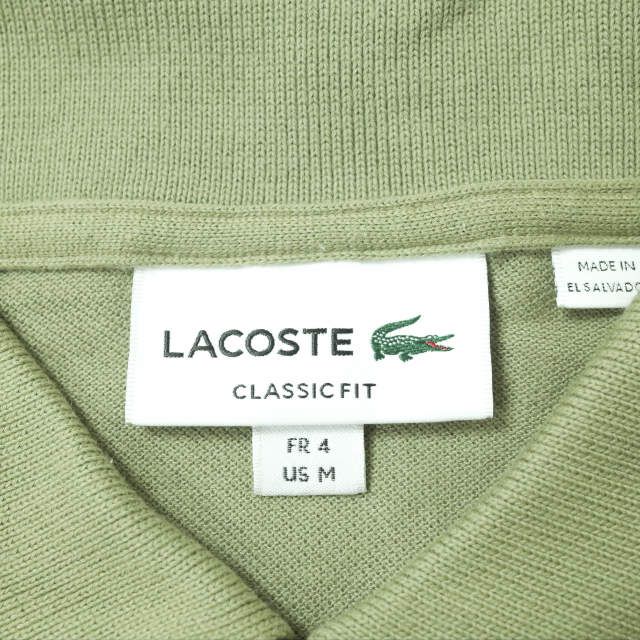 LACOSTE ラコステ ワニワッペン 鹿の子ポロシャツ FA10615 4(CLASSIC