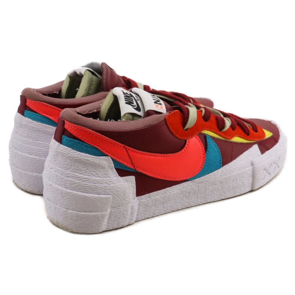 NIKE (ナイキ) ×sacai×KAWS BLAZER LOW TEAM RED サカイ ブレーザー ローカットスニーカー マルチカラー US9.5/27.5cm DM7901-600