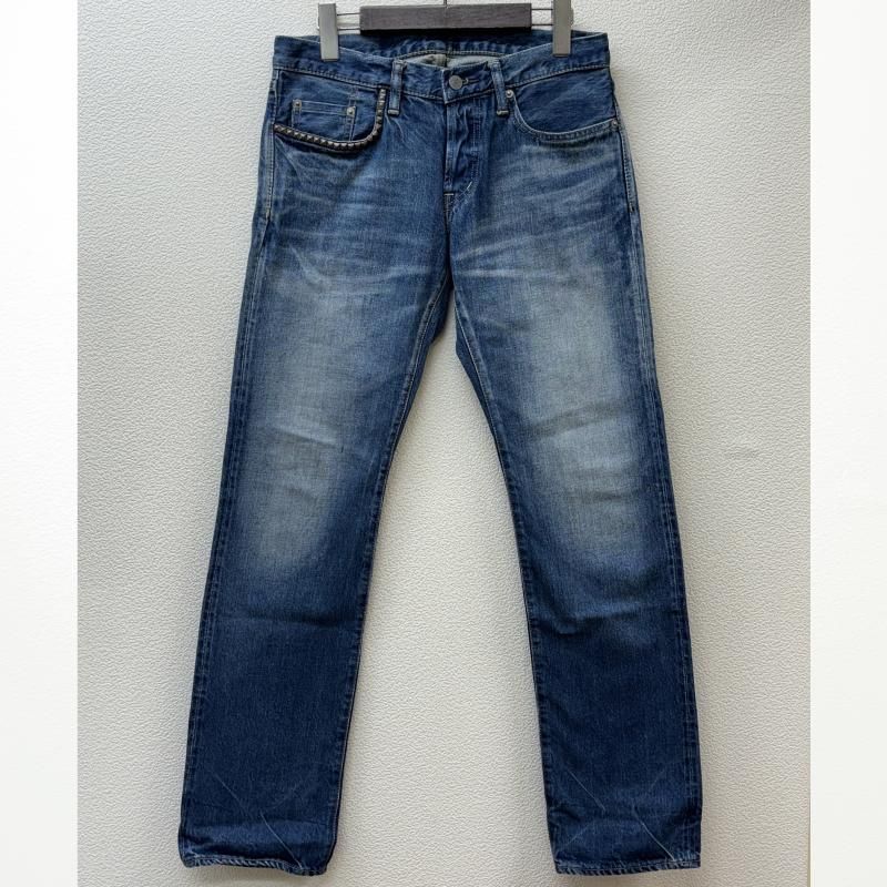 日本製 ヒステリックグラマー HYSTERIC GLAMOUR デニム 革パッチ 日本製 ヒステリックグラマー HYSTERIC GLAMOUR デニム 革パッチ