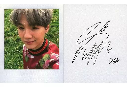 防弾少年団 お渡しカード シュガ 中古】キャラカード(男性) シュガ(BTS/防弾少年団) ポラロイド・フォト