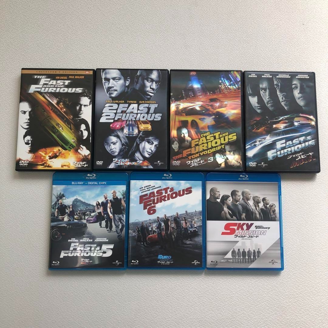 ワイルドスピード DVD まとめ売り DVD Blu-ray まとめ ワイルド・スピード など【動作確認済み