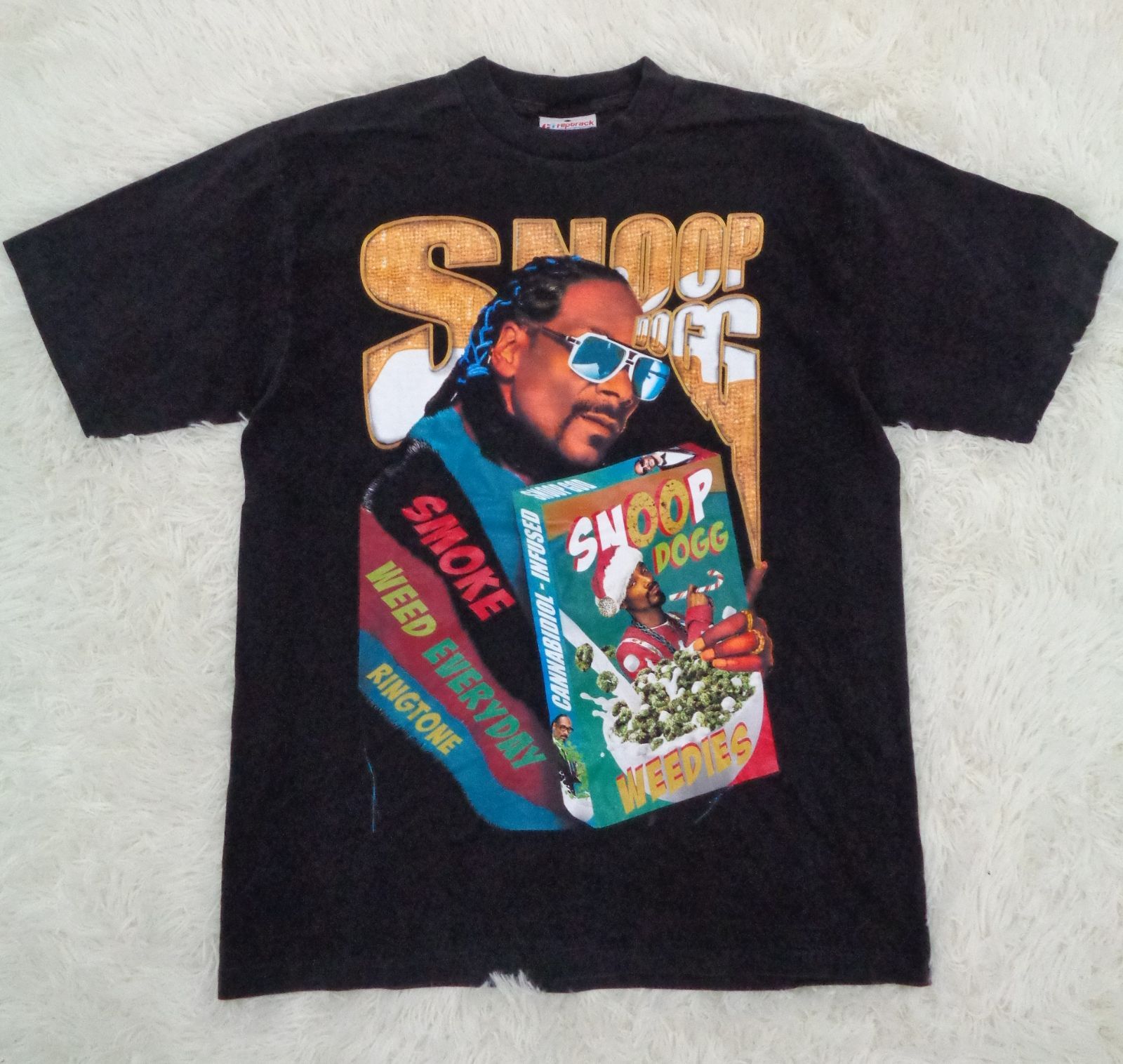 新品未使用】SNOOP DOGG スヌープドッグ Tシャツ ブラック 両面