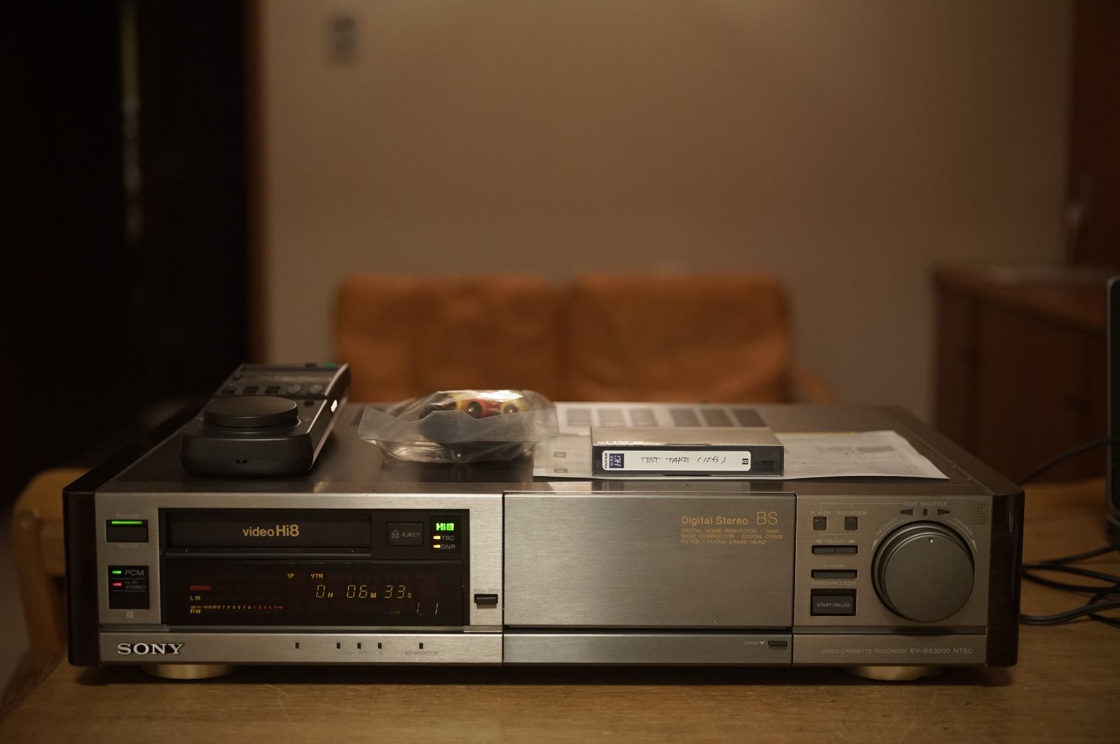 あり SONY EV-BS3000 Hi8 8ミリビデオデッキ