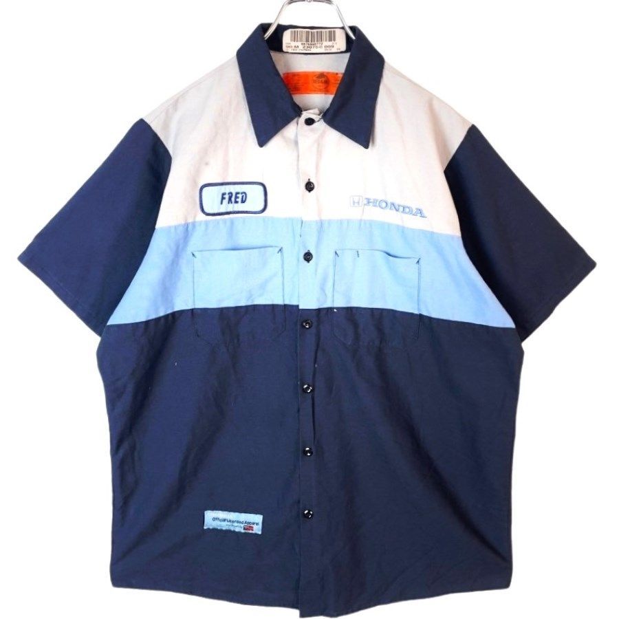 レッドキャップRed KapホンダHONDAオフィシャルユニフォーム半袖ワーク  