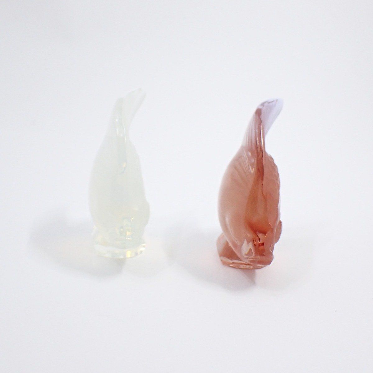 ラリック　LALIQUE フィギュリン　魚　オパール　オブジェ Yahoo!オークション -「ラリック 魚」(ガラス) (工芸品)の落札