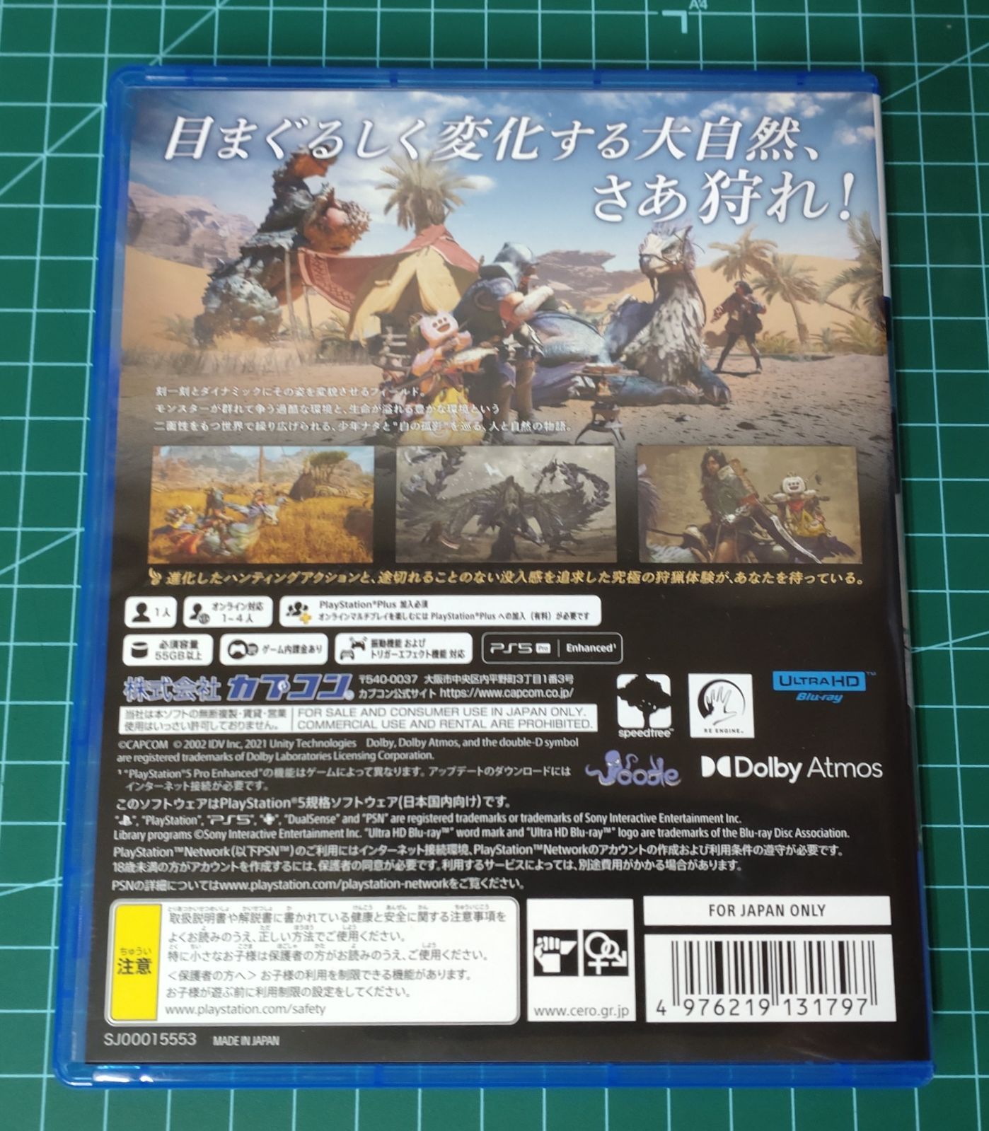 22.PlayStation5ソフト モンスターハンターワイルズ