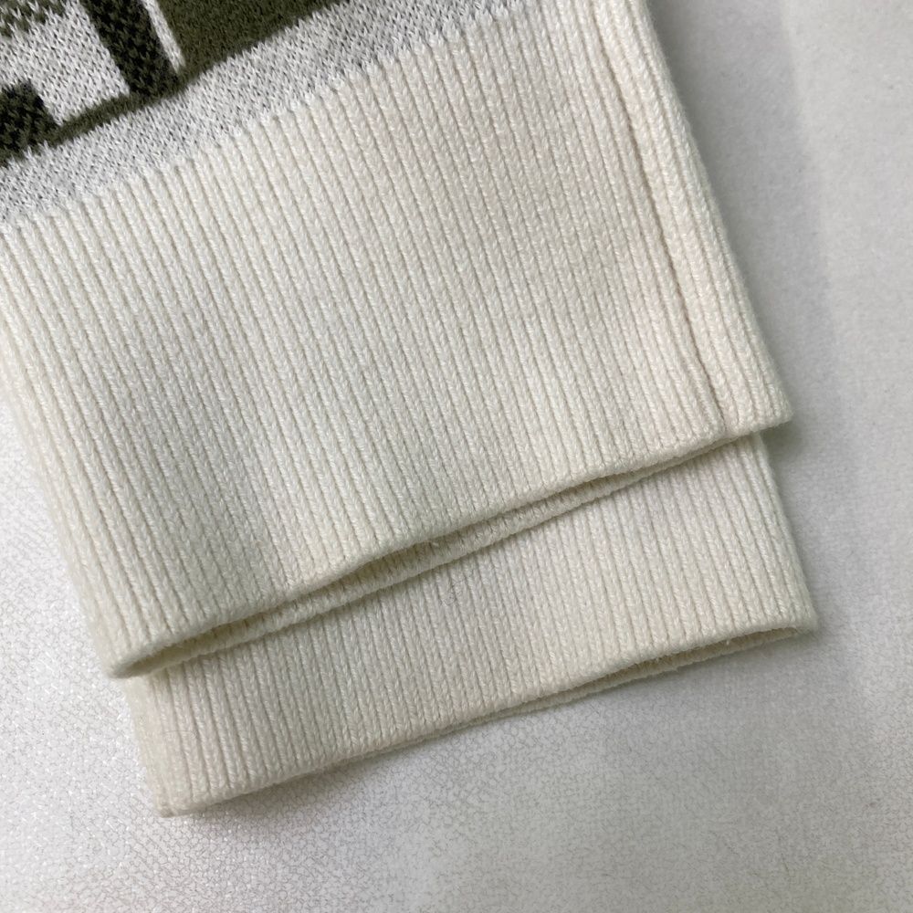 【史上最も激安!】 サイズ 0 PEARLY GATES パーリーゲイツ モデル 長袖ニットセーター 総柄 ホワイト系 240101505738 ゴルフウェア レディース ストスト