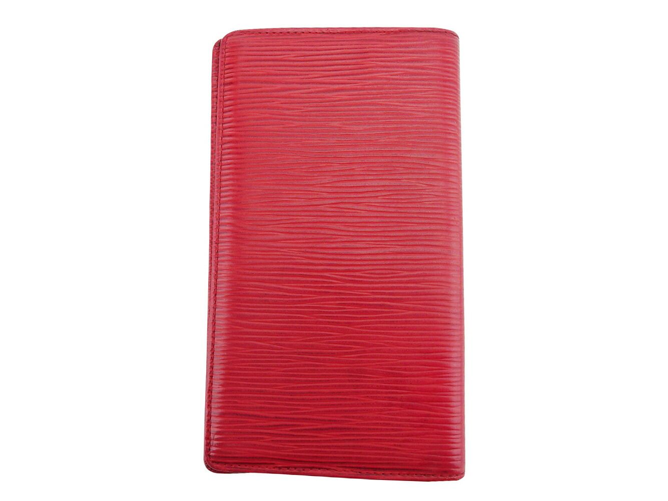 ルイ ヴィトン LOUIS VUITTON 手帳カバー エピ アジェンダポッシュ レッド レディース