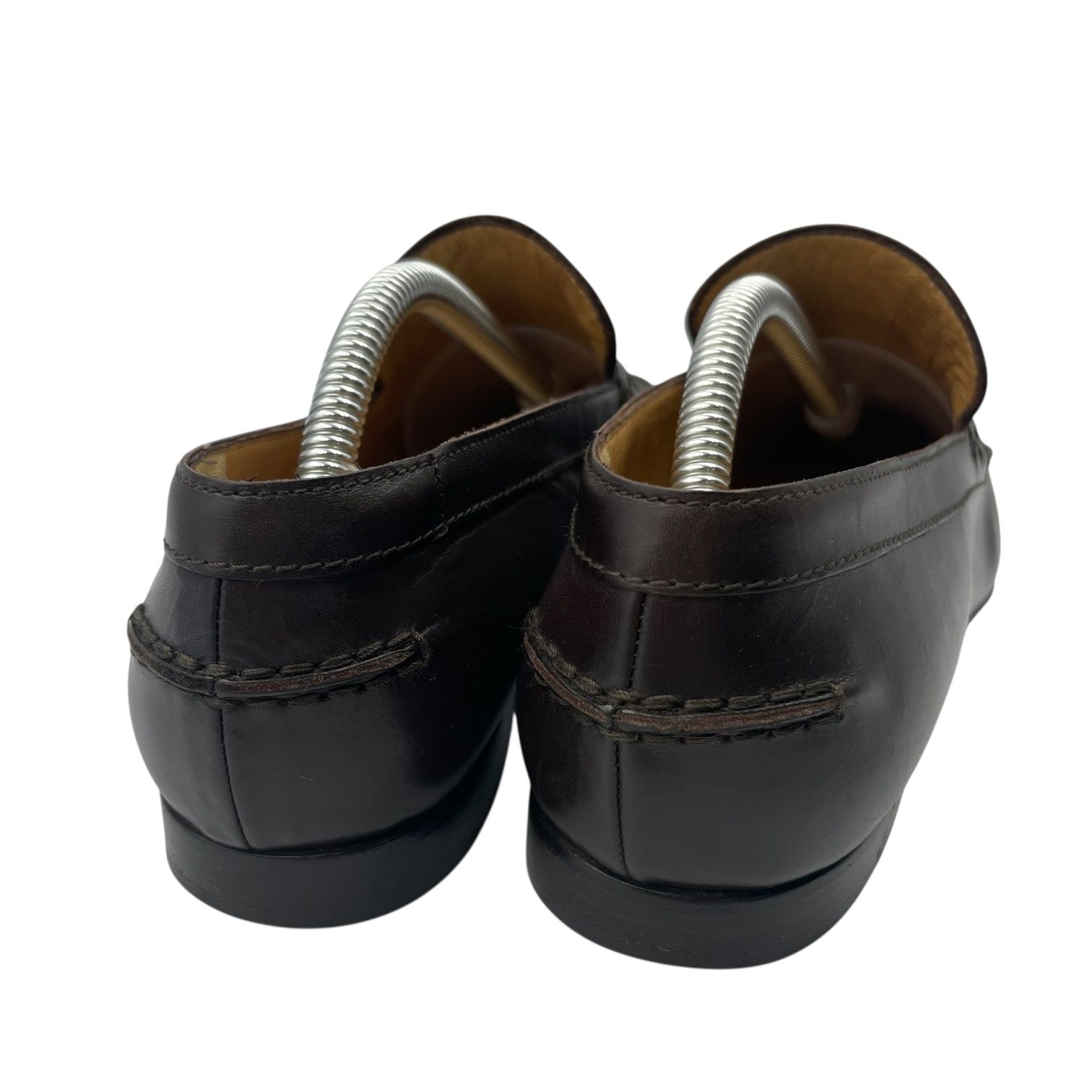 美品 HERMES エルメス ローファー レザー H付き ブラウン サイズ37 箱